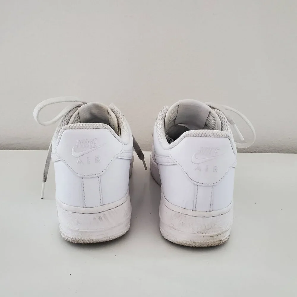White Nike Air Force 1’s (Women’s 8) - Picture 3 of 10